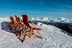 Deckchairs in the Snow